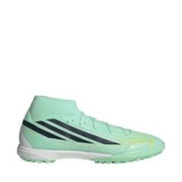 Futbolo bateliai adidas F50 Hyperfast League Mid TF, žalsvi