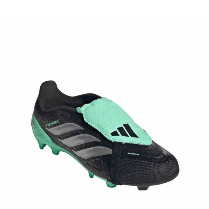 Vaikiški futbolo bateliai adidas Predator League FT FG, juodi ir žali
