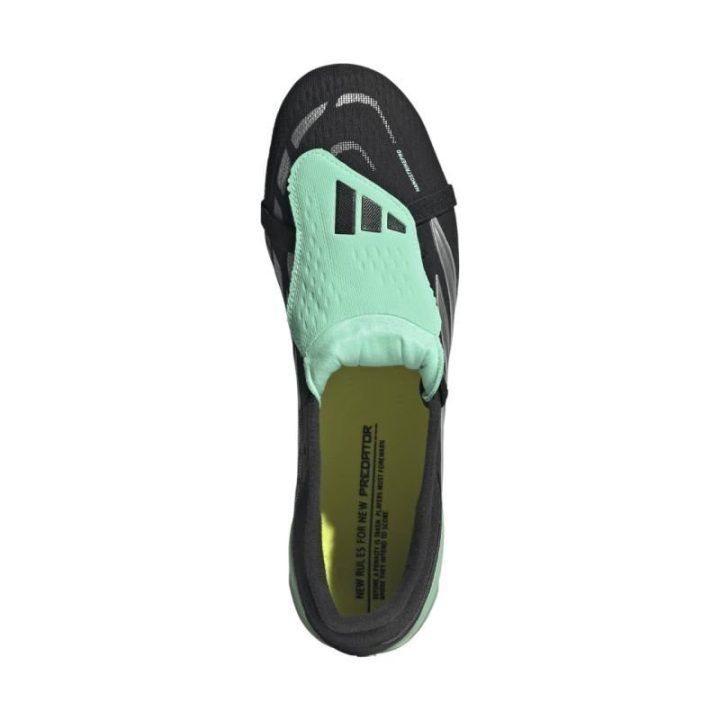 Futbolo bateliai adidas Predator Pro FT FG, juodi ir žalsvi