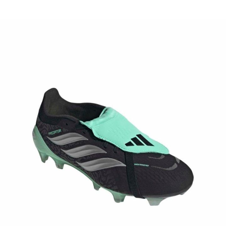 Futbolo bateliai adidas Predator Pro FT FG, juodi ir žalsvi