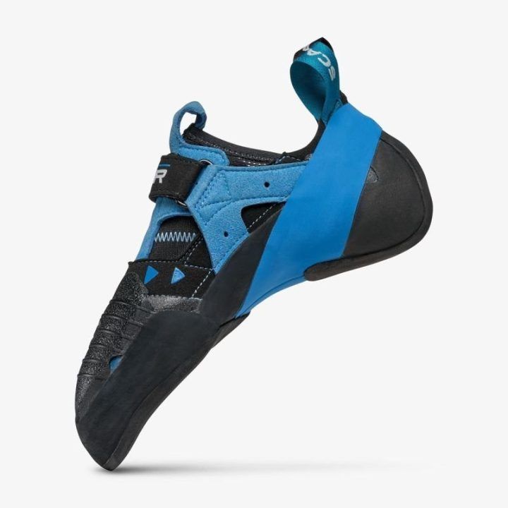 Laipiojimo bateliai Scarpa Instinct VSR, juodi ir mėlyni