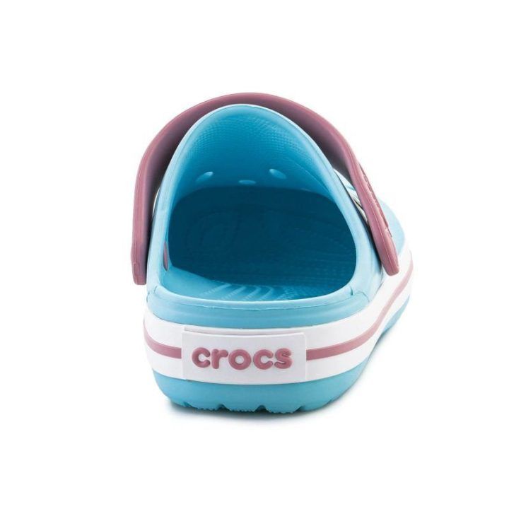 Vaikiškos Crocs Crocband Clog šlepetės, mėlynos ir rožinės