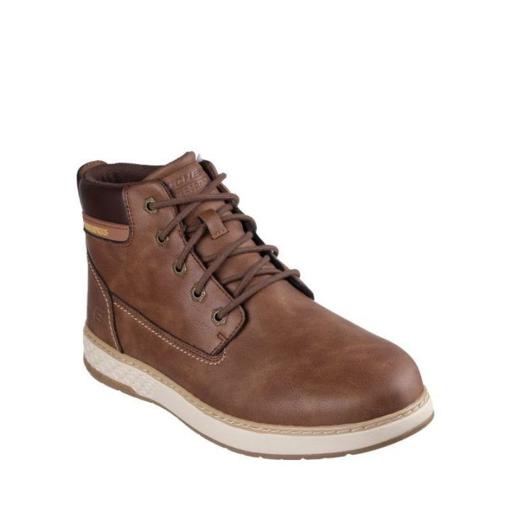 Vyriški batai Skechers Garlan Deno, rudi