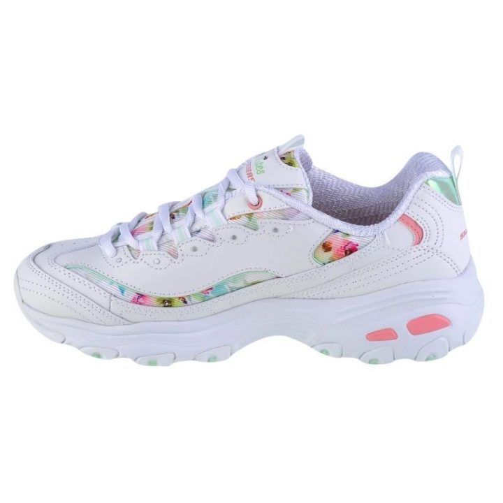 Moteriški sportiniai bateliai Skechers D'Lites-Blooming Fields, balti