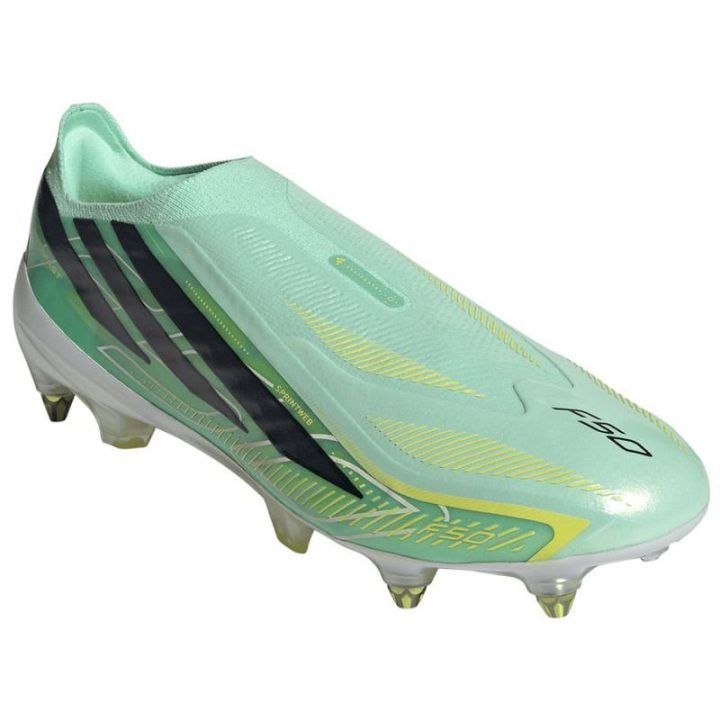 Futbolo bateliai adidas F50 Hyperfast Elite LL SG, žali