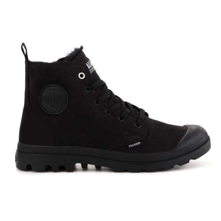 Vyriški auliniai batai Palladium Pampa Hi Zip Wl, juodi