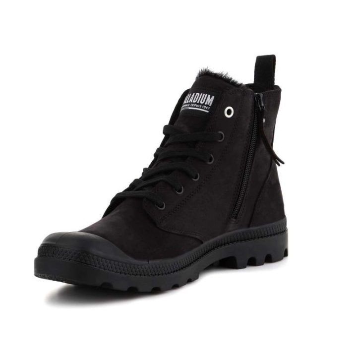 Vyriški auliniai batai Palladium Pampa Hi Zip Wl, juodi