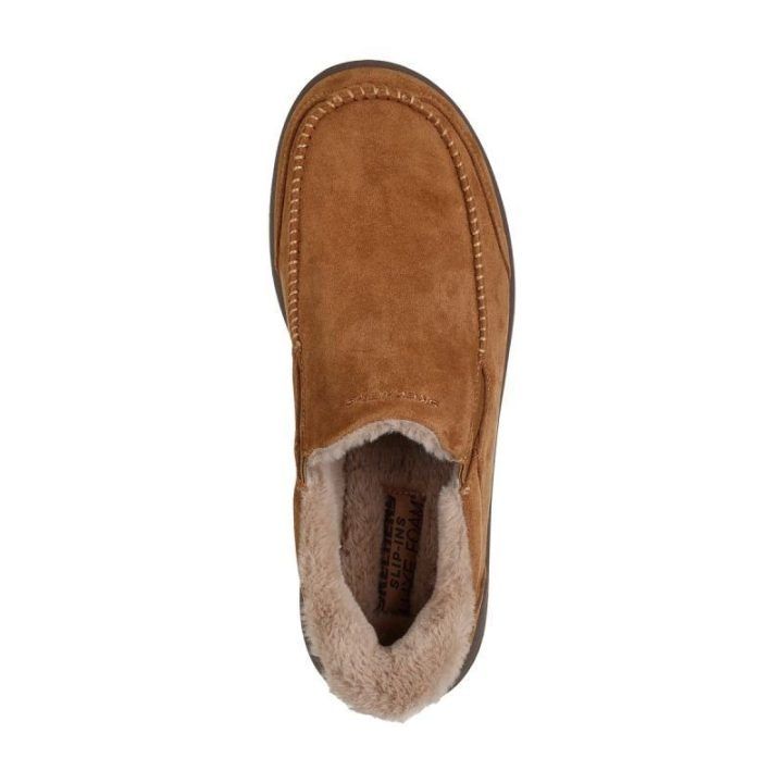 Vyriški mokasinai Skechers Murette-Scofield, rudi
