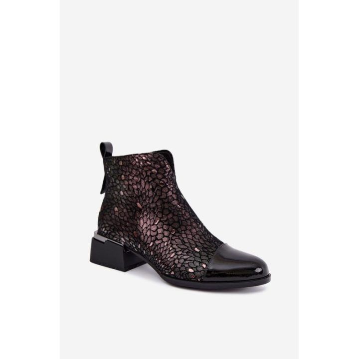 Aulinukai su šoniniu užtrauktuku Step in style – ruda