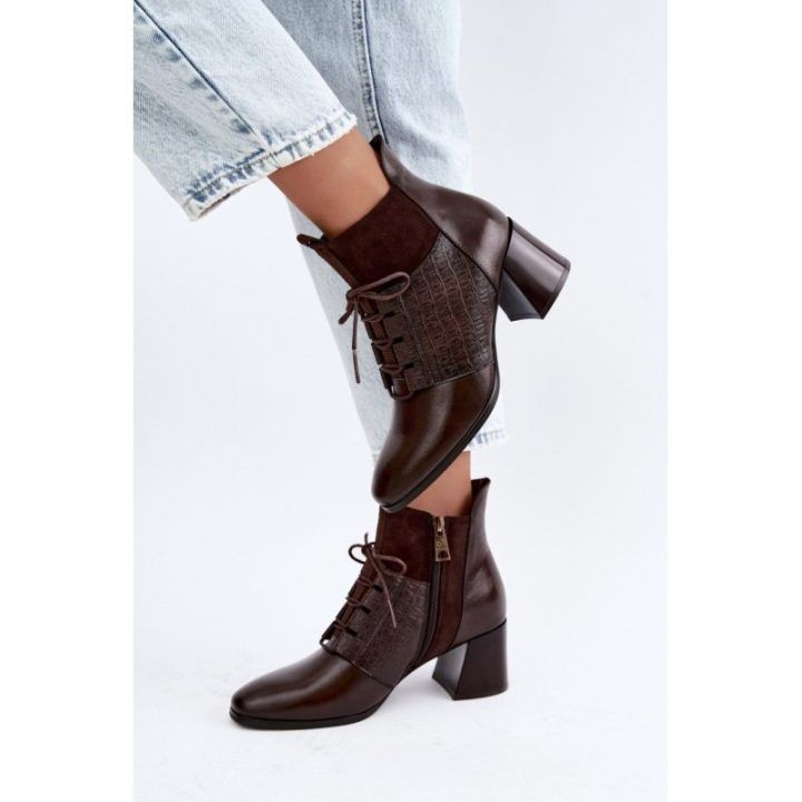 Aulinukai su raišteliais Step in style – ruda