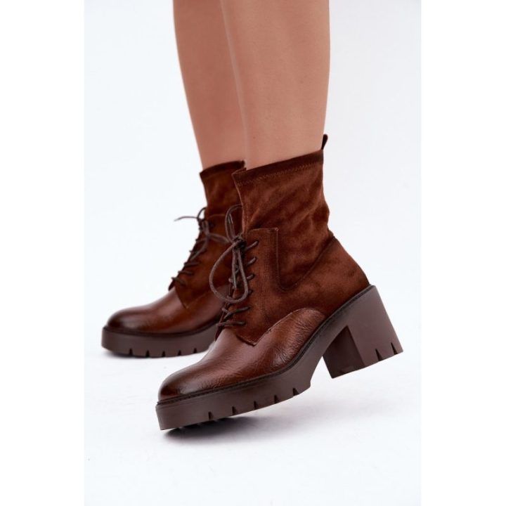 Aulinukai su raišteliais Step in style – ruda