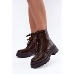 Aulinukai su raišteliais STEP IN STYLE – ruda