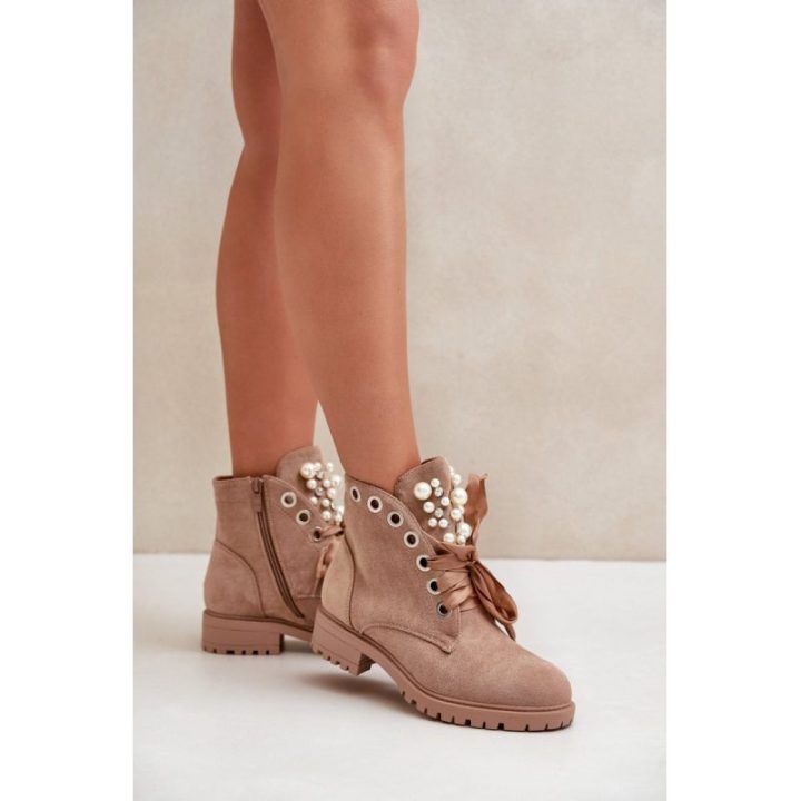 Aulinukai su raišteliais Step in style – smėlinė