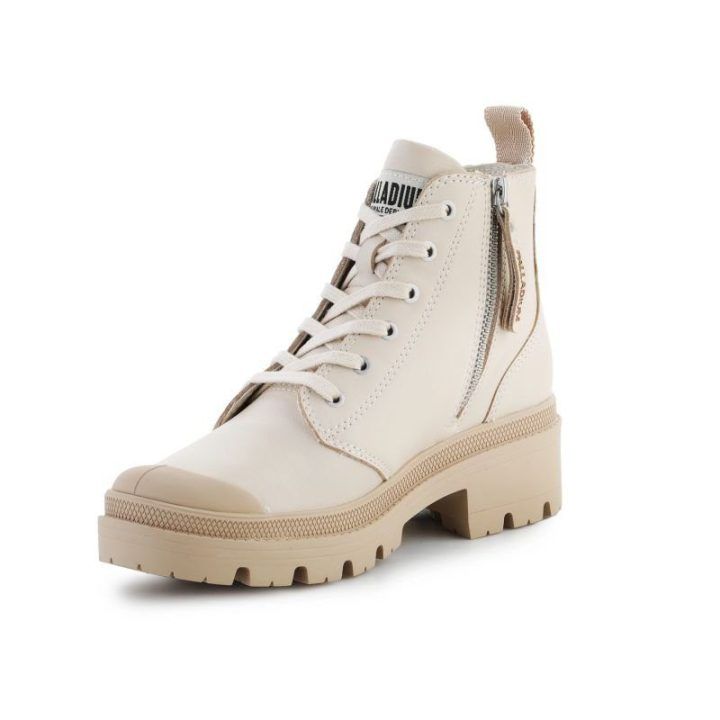 Moteriški odiniai aulinukai Palladium Pallabase Leather, pilki