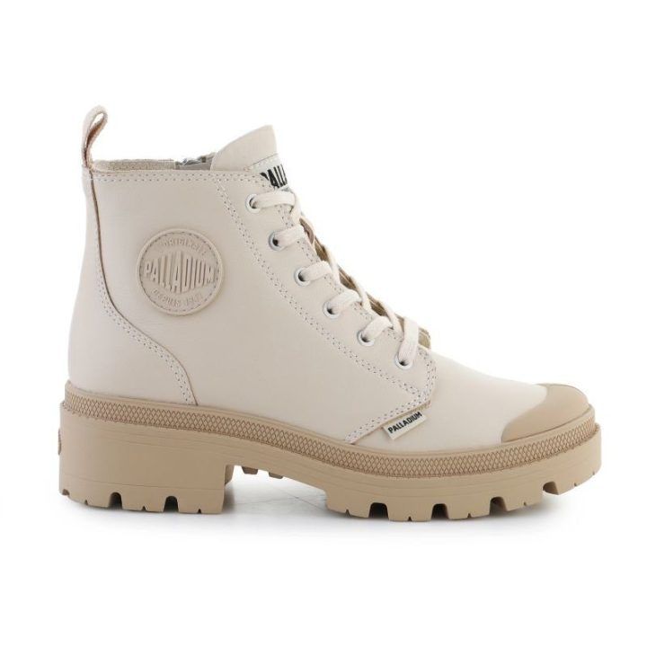 Moteriški odiniai aulinukai Palladium Pallabase Leather, pilki