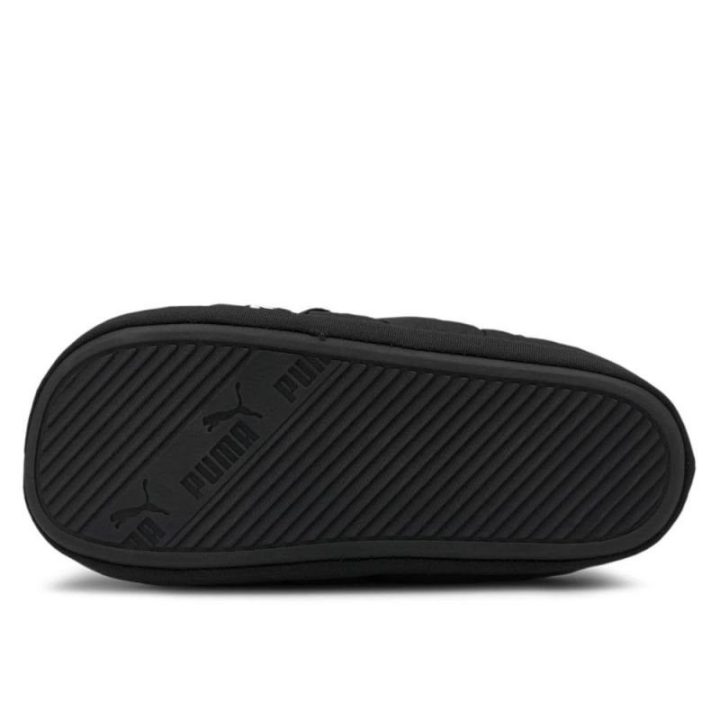 Moteriškos ir vyriškos žieminės šlepetės PUMA Scuff, juodos