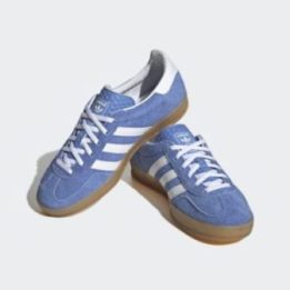 Moteriški zomšiniai sportbačiai adidas Gazelle Indoor, mėlyni