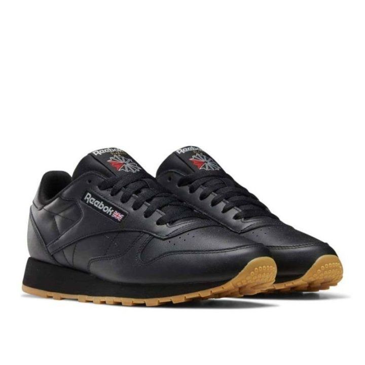Vyriški odiniai sportbačiai Reebok Classic Leather, juodi