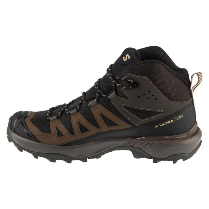Žygio batai Salomon X Ultra 360 Mid GTX, juodi