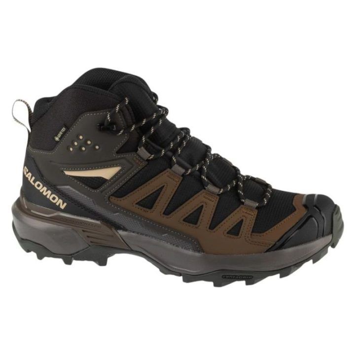 Žygio batai Salomon X Ultra 360 Mid GTX, juodi