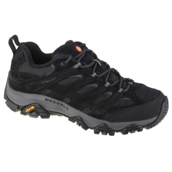 Vyriški žemo profilio žygio batai Merrell Moab 3, juodi