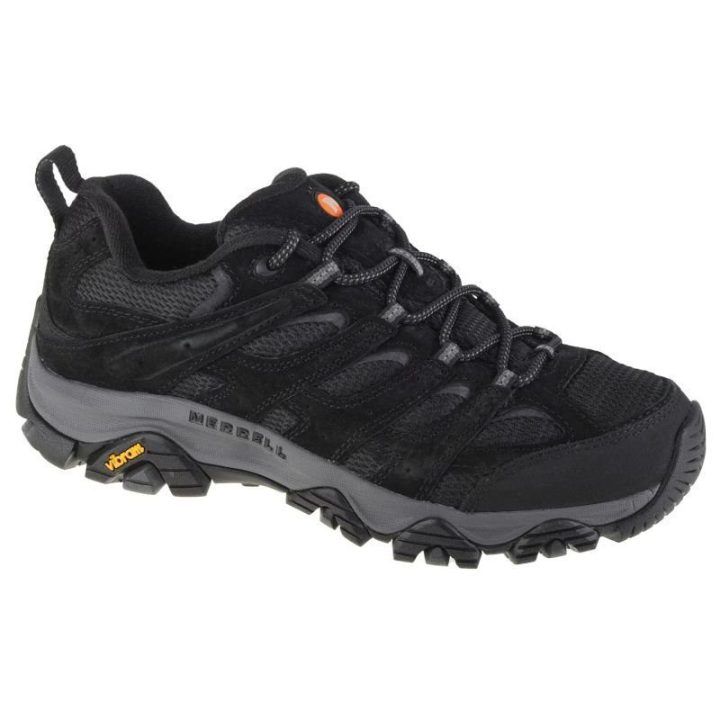 Vyriški žemo profilio žygio batai Merrell Moab 3, juodi