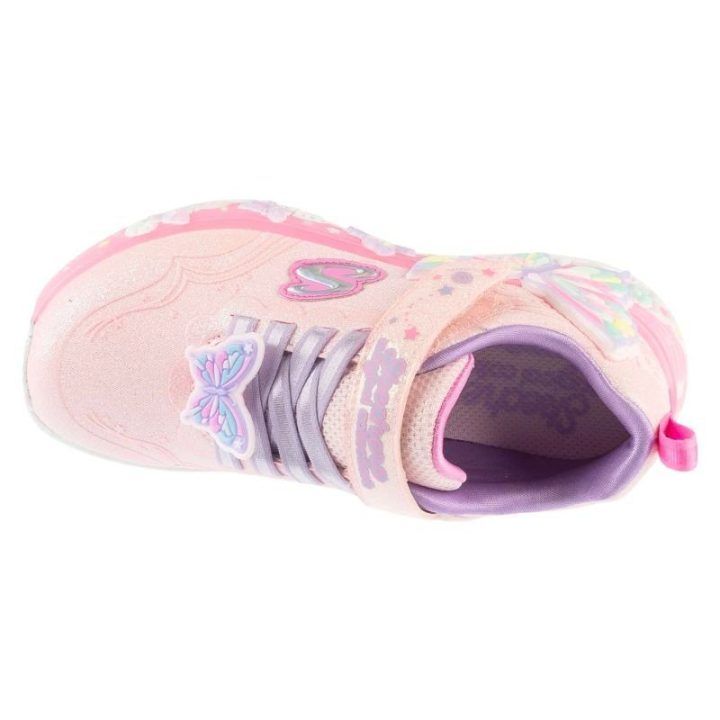 Sportbačiai Skechers S-Lights: Butterfly Bliss, rožiniai