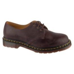 Bateliai su trijų akučių suvarstymu Dr. Martens 1461, rudi