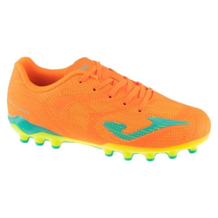 Vaikiški futbolo bateliai dirbtinei vejai Joma Evolution, oranžiniai