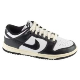 Moteriški žemo profilio sportbačiai Nike Dunk Low Vintage, balti