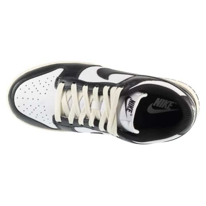 Moteriški žemo profilio sportbačiai Nike Dunk Low Vintage, balti