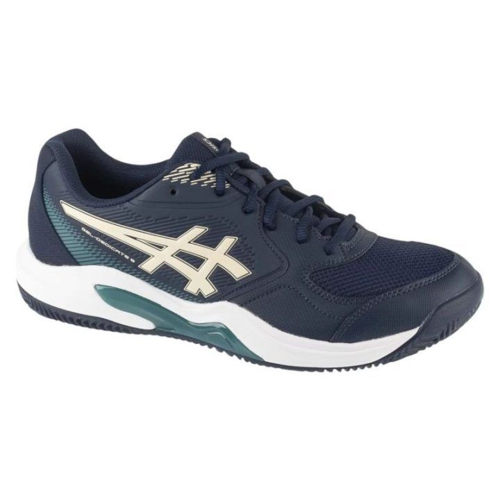 Teniso bateliai molio dangai ASICS Gel-Dedicate 9, tamsiai mėlyni