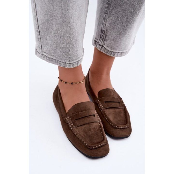 Moteriški mokasinai su 5 cm aulu Step in style, smėlio