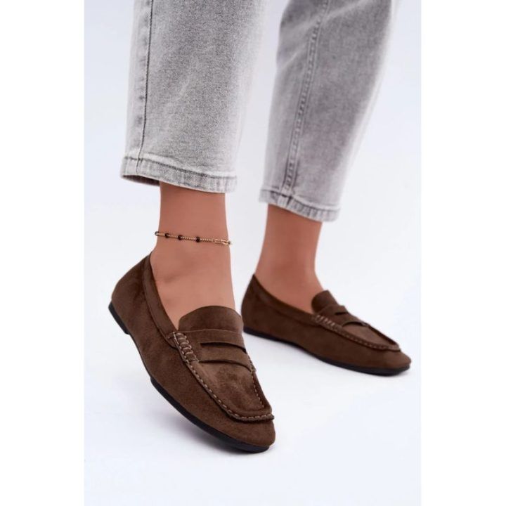 Moteriški mokasinai su 5 cm aulu Step in style, smėlio