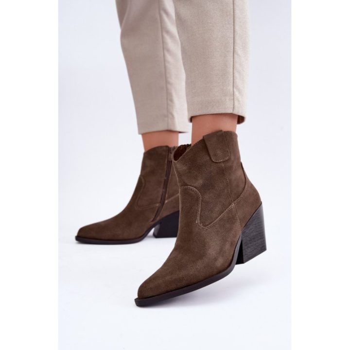 Moteriški aulinukai Step in style, 7,5 cm kulnu, smėlio