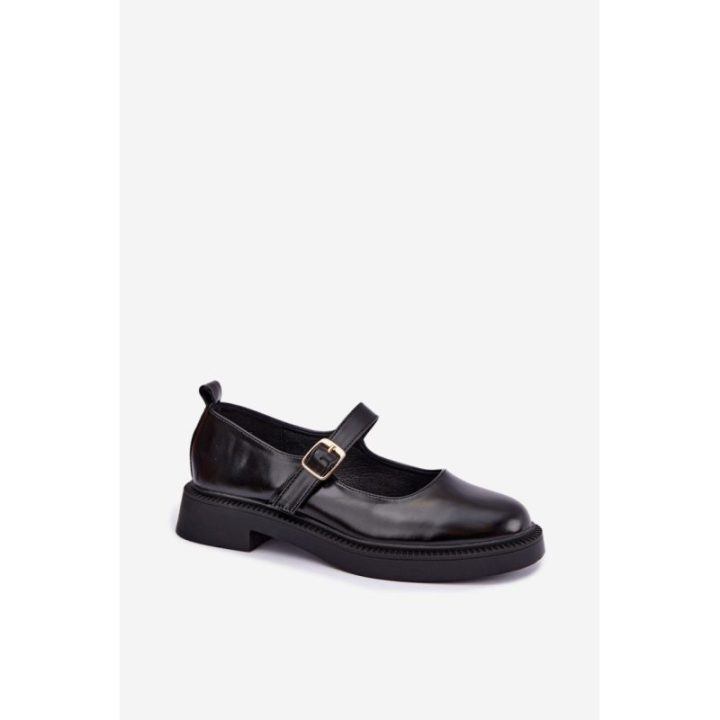 Moteriški Mary Jane stiliaus bateliai Step in style, juodi