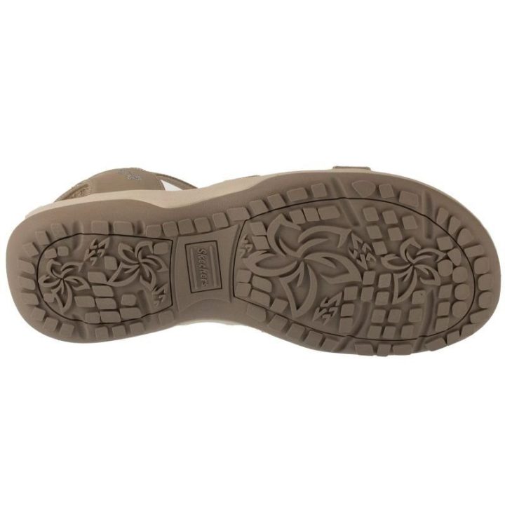 Moteriškos įspiriamos basutės Skechers Reggae Slim, smėlio