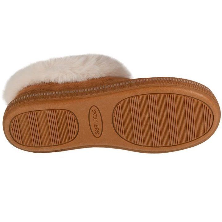 Moteriškos šlepetės Skechers Cozy Campfire – Winter Nights, rudos