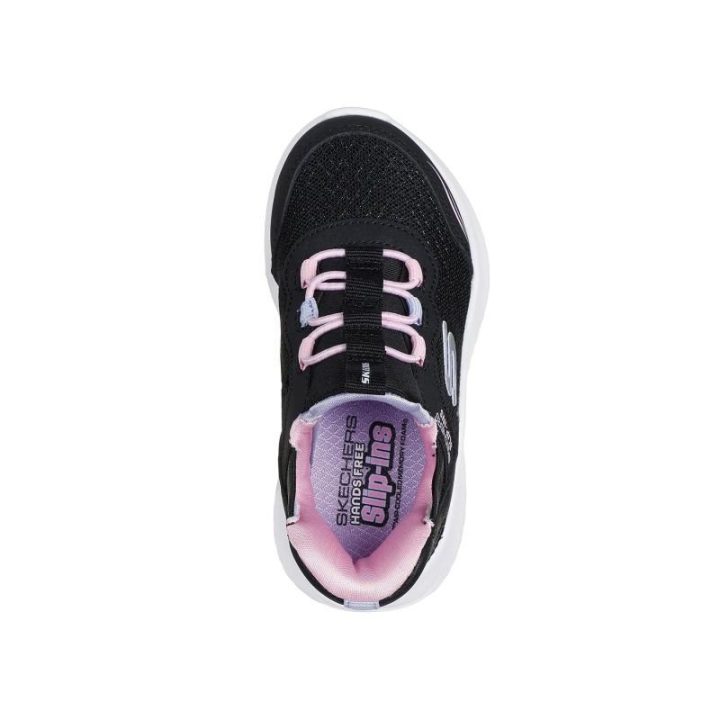 Vaikiški įspiriami sportbačiai Skechers Slip-ins Bounder, juodi