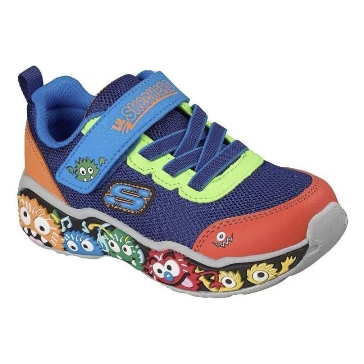 Vaikiški sportbačiai Skechers Play Scene, tamsiai mėlyni / įvairiaspalviai