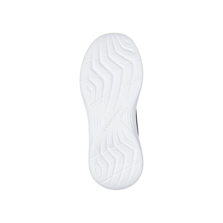 Vaikiški sportbačiai su adaptyviu užsegimu Skechers, juodi