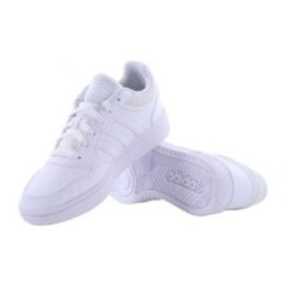 Vaikiški žemo profilio sportbačiai adidas Hoops 3.0, balti