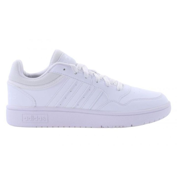 Vaikiški žemo profilio sportbačiai adidas Hoops 3.0, balti