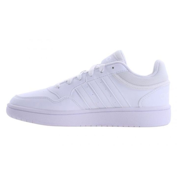Vaikiški žemo profilio sportbačiai adidas Hoops 3.0, balti