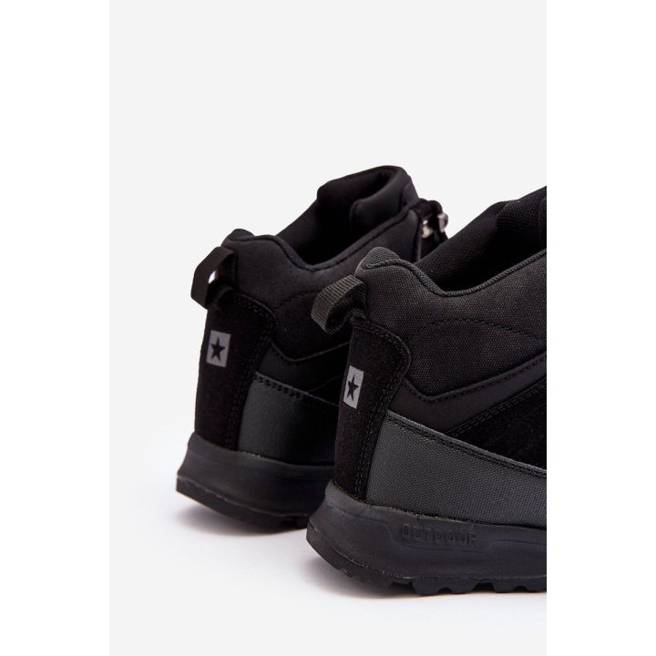 paminkštinti trekingo batai Black Big Star MM274481 BSB28125