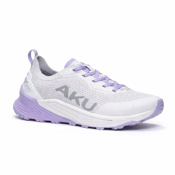 Moteriški žygio batai Aku Aira V-Light, pilki ir violetiniai