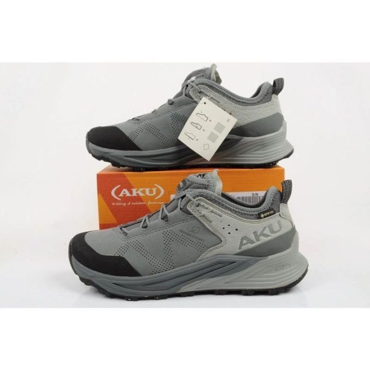 Moteriški žygio batai su GORE-TEX membrana AKU Omnia V-Light GTX, pilki
