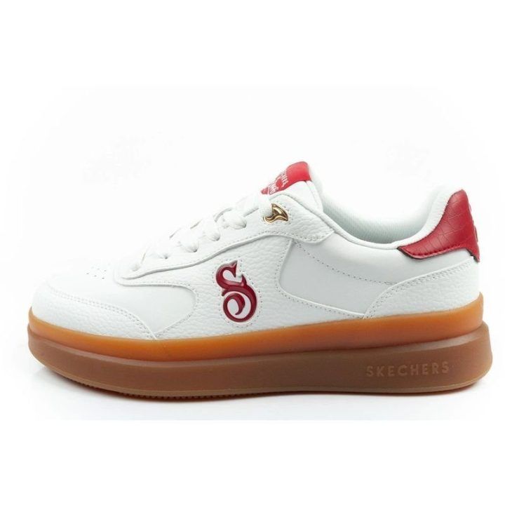 Vyriški sportbačiai Skechers Courtside-Cali Dudez, balti