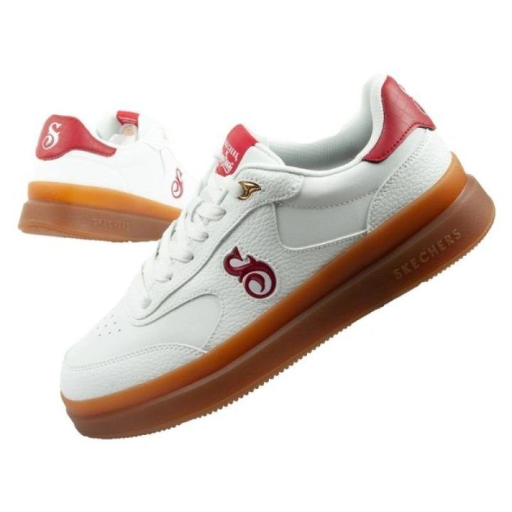 Vyriški sportbačiai Skechers Courtside-Cali Dudez, balti