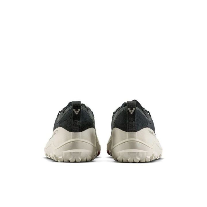 Vyriški barefoot batai Vivobarefoot Tracker Leather AT, obsidiano ir balti